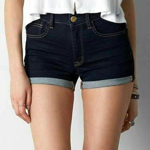 🦅 American Eagle High Rise Shortie Jean Shorts